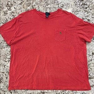 Ralph Lauren Coral Short Sleeve Pocket Tee